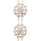 Crystal &#x26; Brass Glass &#x26; Metal Slider Beads, 19mm by Bead Landing&#x2122;